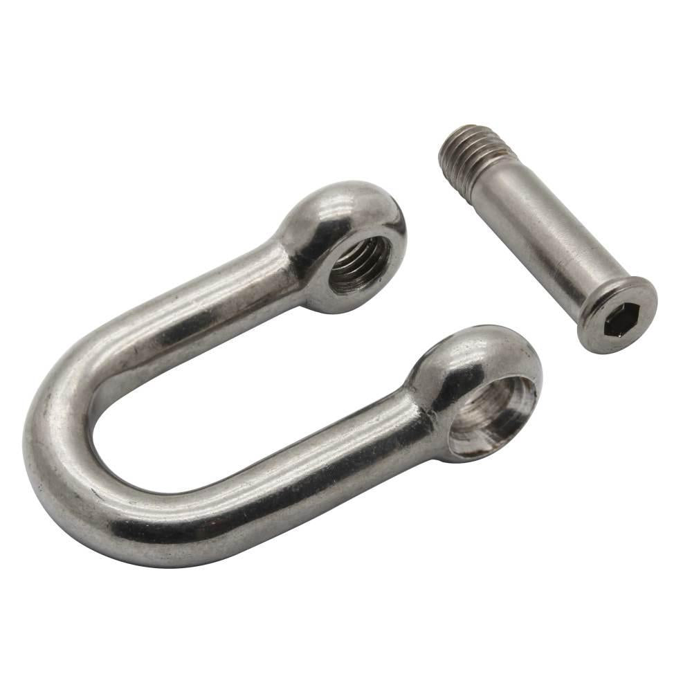 BoatTector  Steel Bolt-Type Anchor Shackle - 7/8", 4-Pack