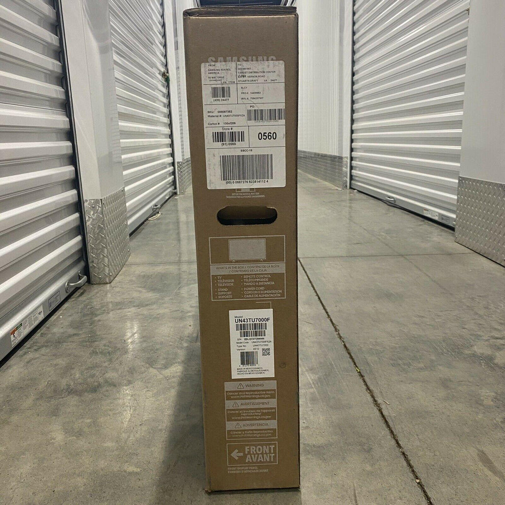 samsung tu7000 43" 4k led smart tv - titan gray