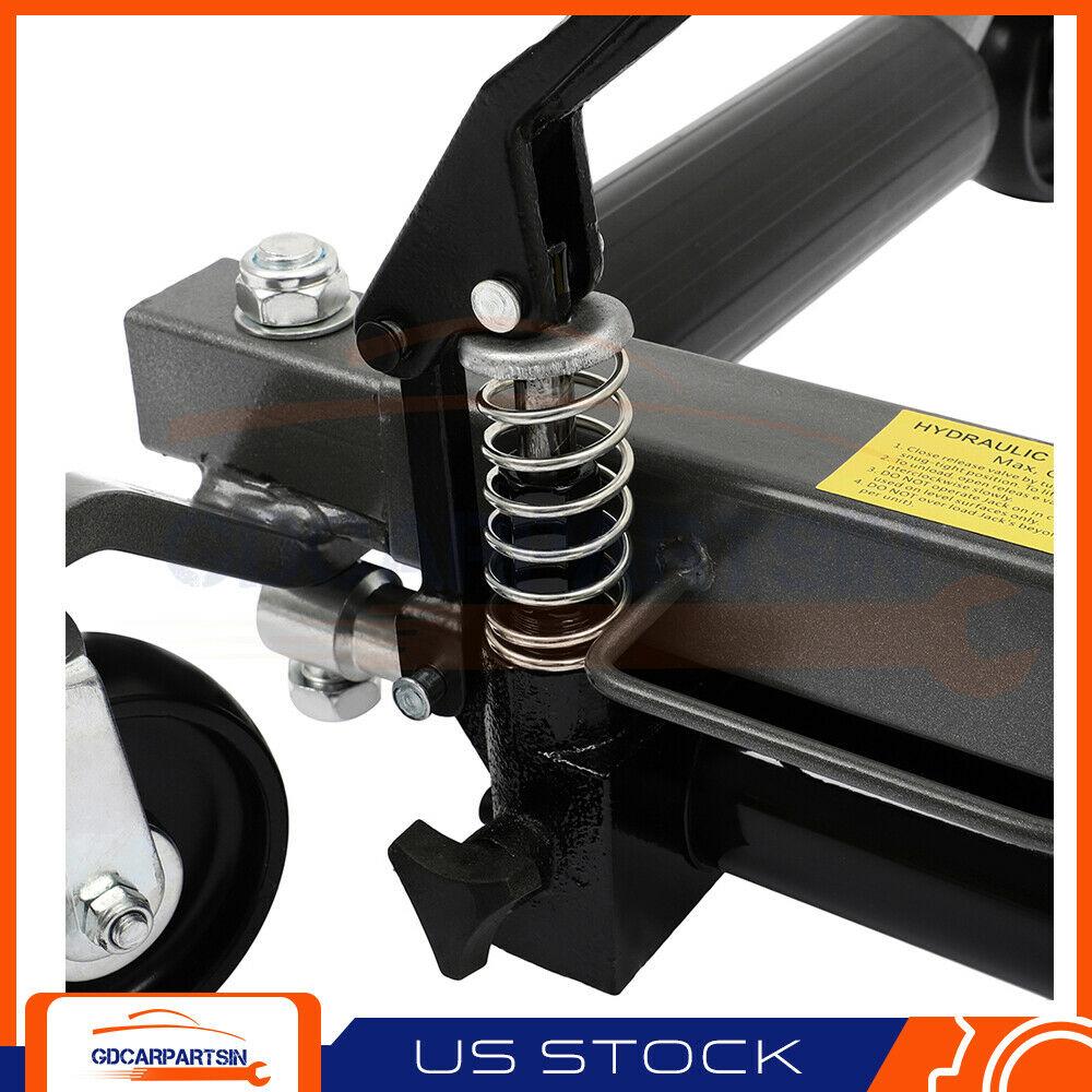 1500 LBS Wheel Dolly Hydraulic Foot Pump Heavy Duty Positioning Tire Lift Jack