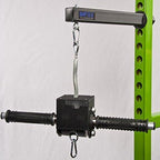Grip Freak 'Slip Grips' Grip Strengthener w Power Rack Arm &amp; Weight Plate Loader