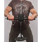 Grip Freak 'Slip Grips' Grip Strengthener w Power Rack Arm &amp; Weight Plate Loader