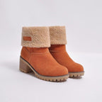 Ladies Thick Fluffy Warm Snow Boots