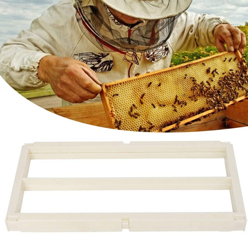 honey beehive box, plastic beekeeping comb hive house beehive box frame set honey keeper kit beekeeping supplies with comb foundation and beehive frame, perfect tool for beekeepers