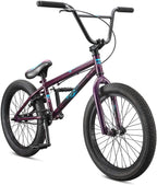 Mongoose Legion L40 Freestyle BMX Bike for Beginner-Level to Advanced Riders, Steel Frame, 20-Inch Wheels, Purple