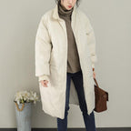 vintage casual women down coat