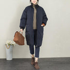 vintage casual women down coat