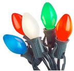 Holiday Wonderland 2524-88 25 Count C7 Multi Ceramic Christmas Light Set - Quantity of 6