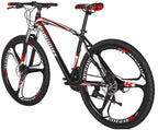 Mountain Bike 27.5inches Bicycle 3-Spoke Wheels 21-Speed Dual Disc Brakes Mountain Bicycle Cycling Bike