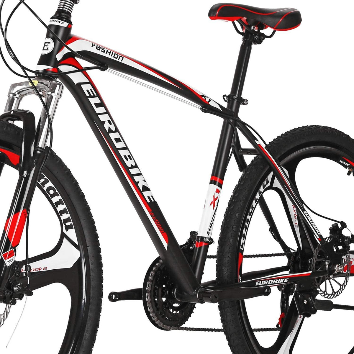 Mountain Bike 27.5inches Bicycle 3-Spoke Wheels 21-Speed Dual Disc Brakes Mountain Bicycle Cycling Bike