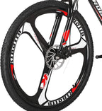 Mountain Bike 27.5inches Bicycle 3-Spoke Wheels 21-Speed Dual Disc Brakes Mountain Bicycle Cycling Bike