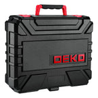 Drill Set: Tool Set with 8V Red Cordless Drill, Home Tool Kit with Drill, Hand Tool Kits for Women 126 Piece