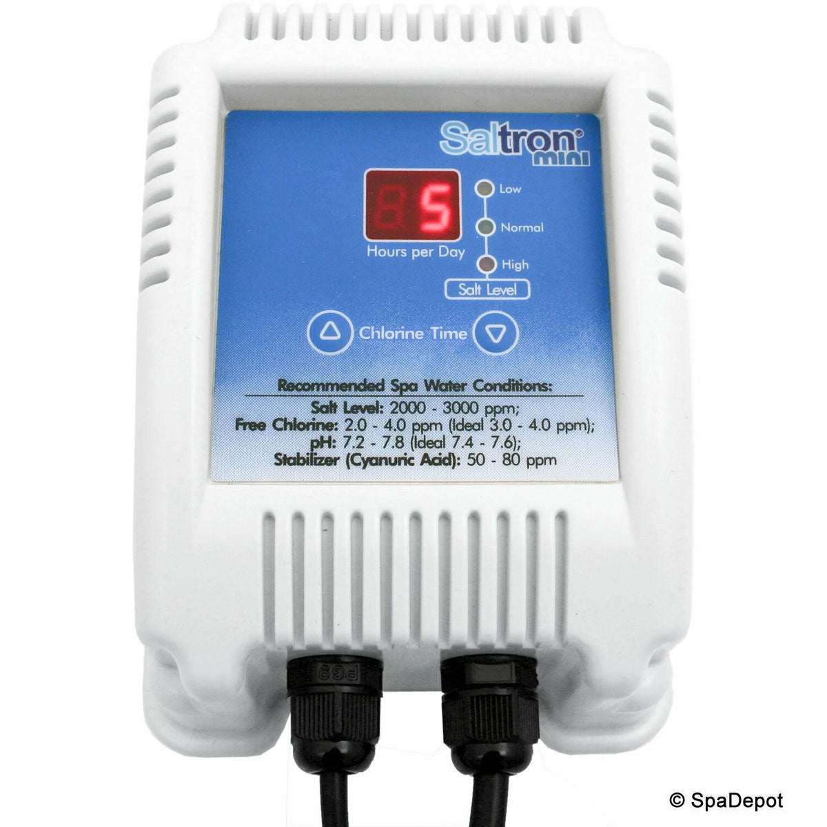 saltron mini salt water system hot tub / swim spa saltwater spa sanitizer clg20a