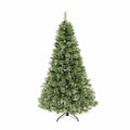 7-foot Cashmere Pine and Mixed Needles Pre-Lit Clear LED Hinged Artificial Chris