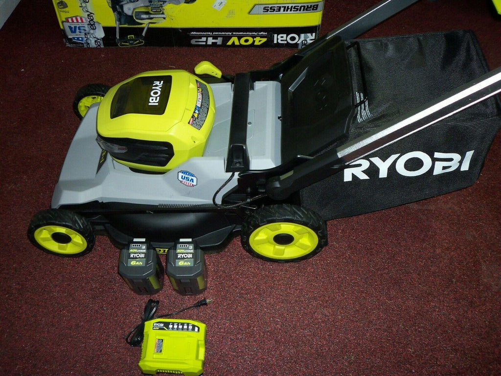 Self Propelled Lawn Mower 21 In. 40v Lithium-ion battery with 2 Batteries