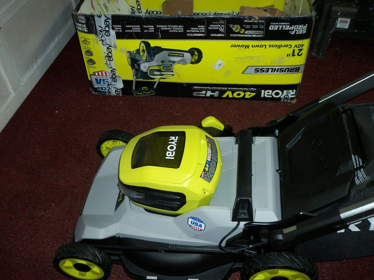 Self Propelled Lawn Mower 21 In. 40v Lithium-ion battery with 2 Batteries