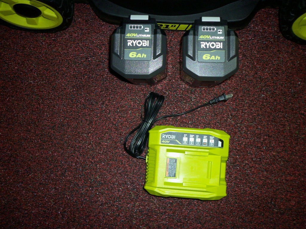 Self Propelled Lawn Mower 21 In. 40v Lithium-ion battery with 2 Batteries