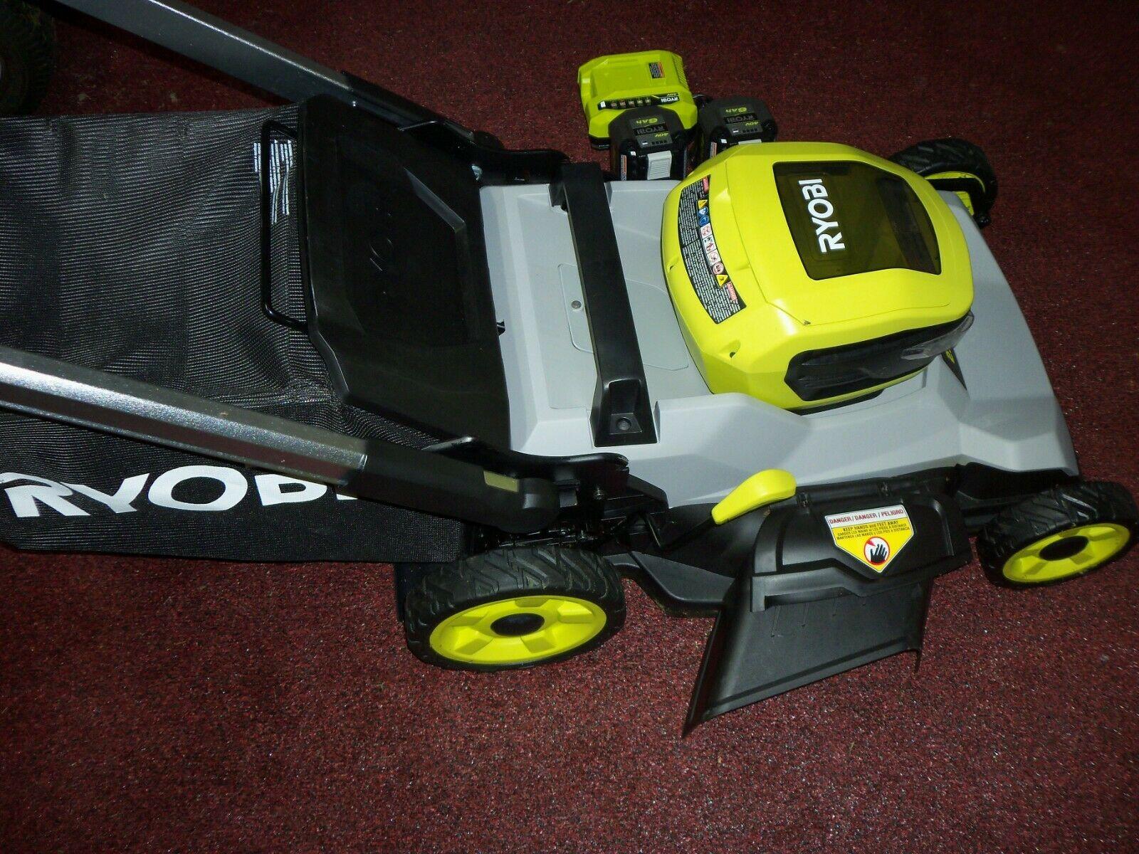 Self Propelled Lawn Mower 21 In. 40v Lithium-ion battery with 2 Batteries
