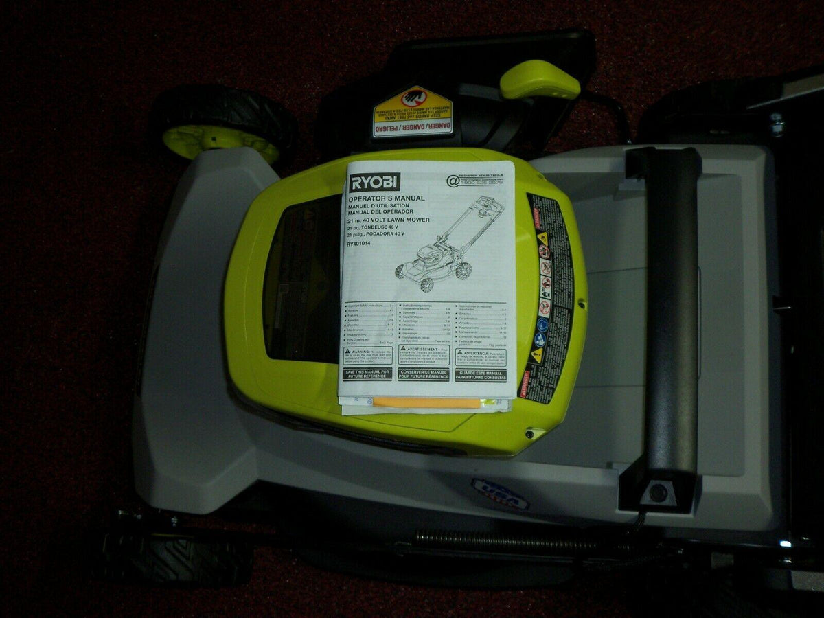 Self Propelled Lawn Mower 21 In. 40v Lithium-ion battery with 2 Batteries