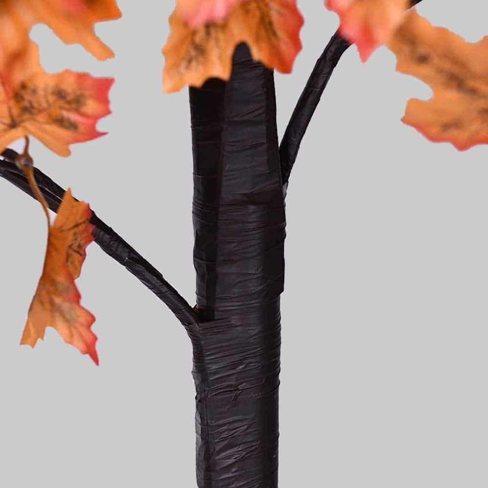 8 ft. Fall Decor Maple Tree with 264 Warm White Lights
