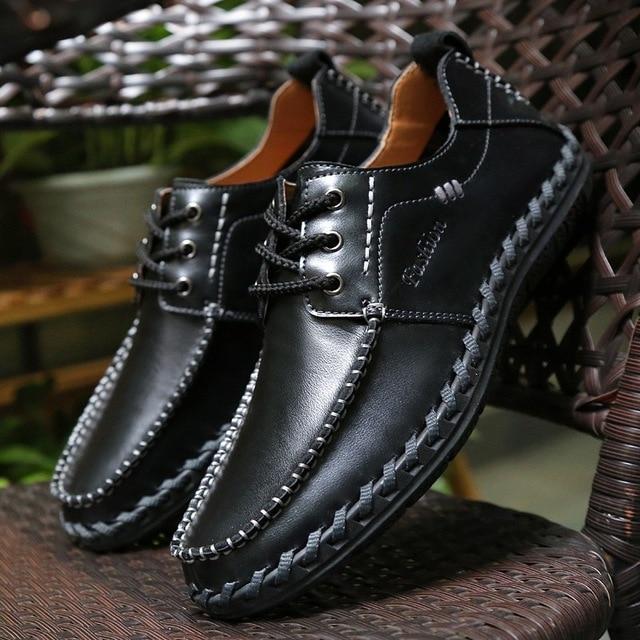 Shoes - New Fashion Men's Casual Leather Comfortable Shoes Loafers
