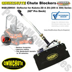 Qwikchute Deflector ZD & ZG (200 & 300) Pro Series 60" Decks / NQD-ZDK60