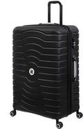Intervolve 32" Hardside Checked 8 Wheel Expandable Spinner, Black