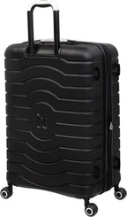Intervolve 32" Hardside Checked 8 Wheel Expandable Spinner, Black