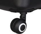Intervolve 32" Hardside Checked 8 Wheel Expandable Spinner, Black