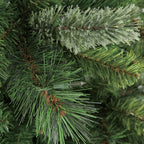 Puleo International 7.5 Pre-Lit Teton Pine Artificial Christmas Tree with 600 Clear UL-listed Lights