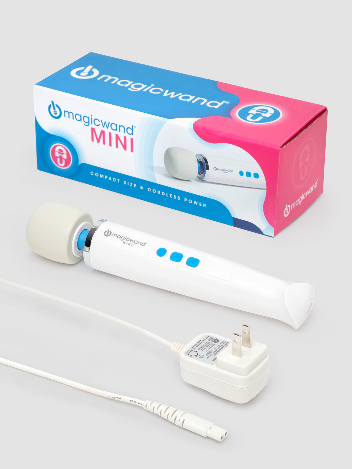 Magic Wand Mini Rechargeable Extra Powerful Cordless Vibrator, White