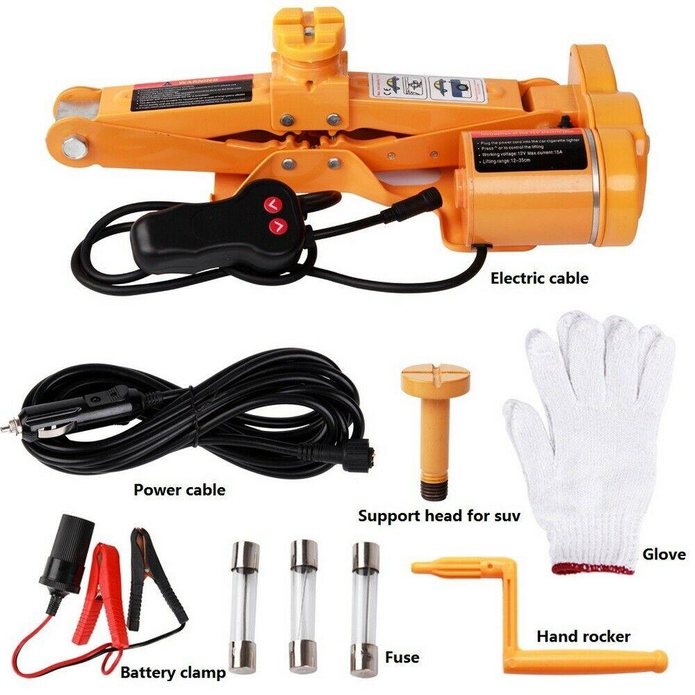 3 Ton Automotive 12V Electric Scissor Car Jack Lift Car Floor Lifting Tools
