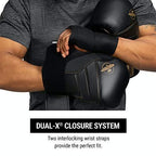 Hayabusa T3 Boxing Gloves for Men and Women - Black/Gold, 16 oz