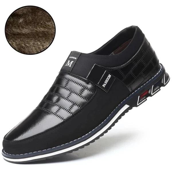 Men's Business Leather Slip On Shoes