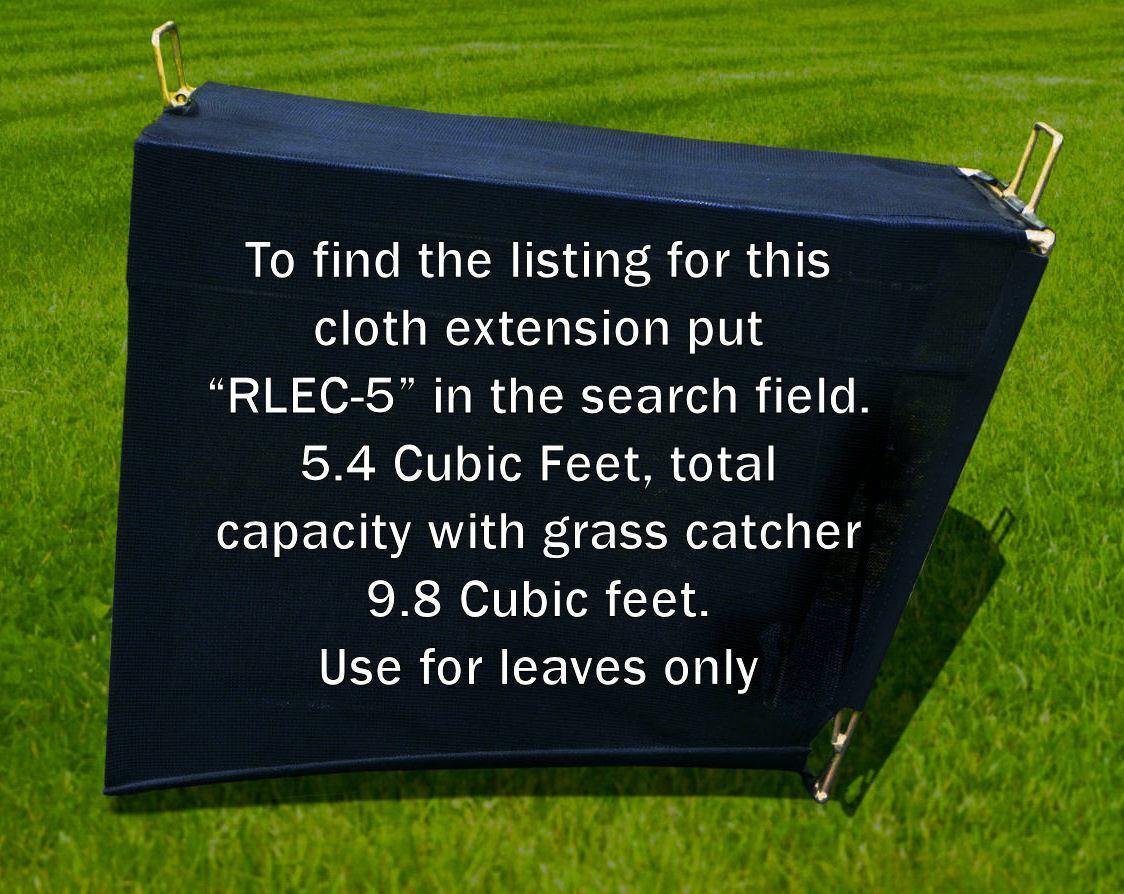 Grass Catcher Bagger Bradley Havener 36" 48" & 52" - 4.4 cubic ft. - PK-EX4/RH