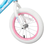 JOYSTAR Angel Girls Bike 12 14 16 18 Inch Kids Bike with Training Wheels for 2-9 Years Old, 18 Inch Kids Bike with Kickstand, Toddler Bicycle, Blue, Fuchsia, Purple