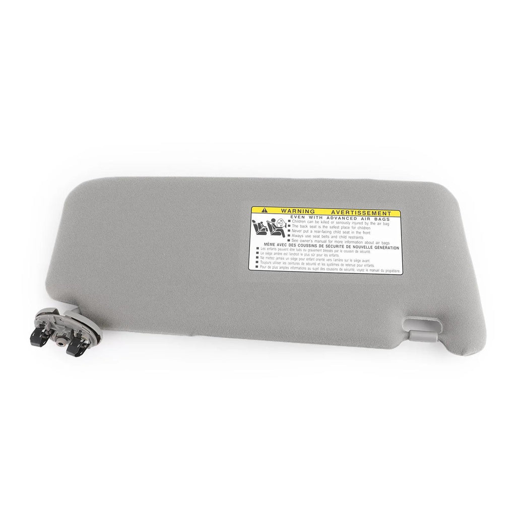 2007-2011 Toyota Camry Gray Sun Visor LEFT Driver without Vanity Light Generic