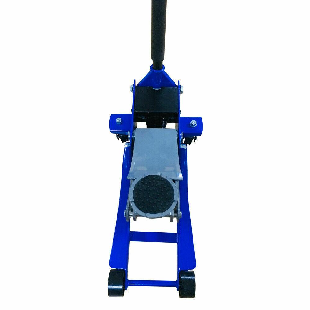 3 Ton Heavy Duty Hydraulic Floor Jack for Truck Trailer Car Steel Blue NEW
