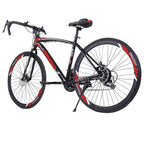 Black Friday Deals! LEBONYARD 26-inch Wheels Mountain Bike in Sports &amp; Outdoors, 21-speeds Aluminum Full Suspension Road Bike with Disc Brakes, Black and Red