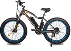 26” Powerful Fat Tire Electric Bicycle Mountain Bike 500W Motor 36V/13AH Removable Lithium Battery Ebike Beach Snow Shock Absorption