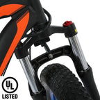 26” Powerful Fat Tire Electric Bicycle Mountain Bike 500W Motor 36V/13AH Removable Lithium Battery Ebike Beach Snow Shock Absorption