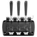 Front Panel Dispenser DischarDoor Compatible with  YKF Soft Serve Ice Cream Machines - Complete Faceplate Assembly with 3 Handles, Valve Rods & Seals - Commercial Food Grade Parts