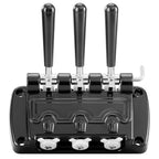 Front Panel Dispenser DischarDoor Compatible with  YKF Soft Serve Ice Cream Machines - Complete Faceplate Assembly with 3 Handles, Valve Rods & Seals - Commercial Food Grade Parts