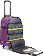 Biaggi Zipsak Foldable Carry-On With Retractable Trolley Handle (Purple)