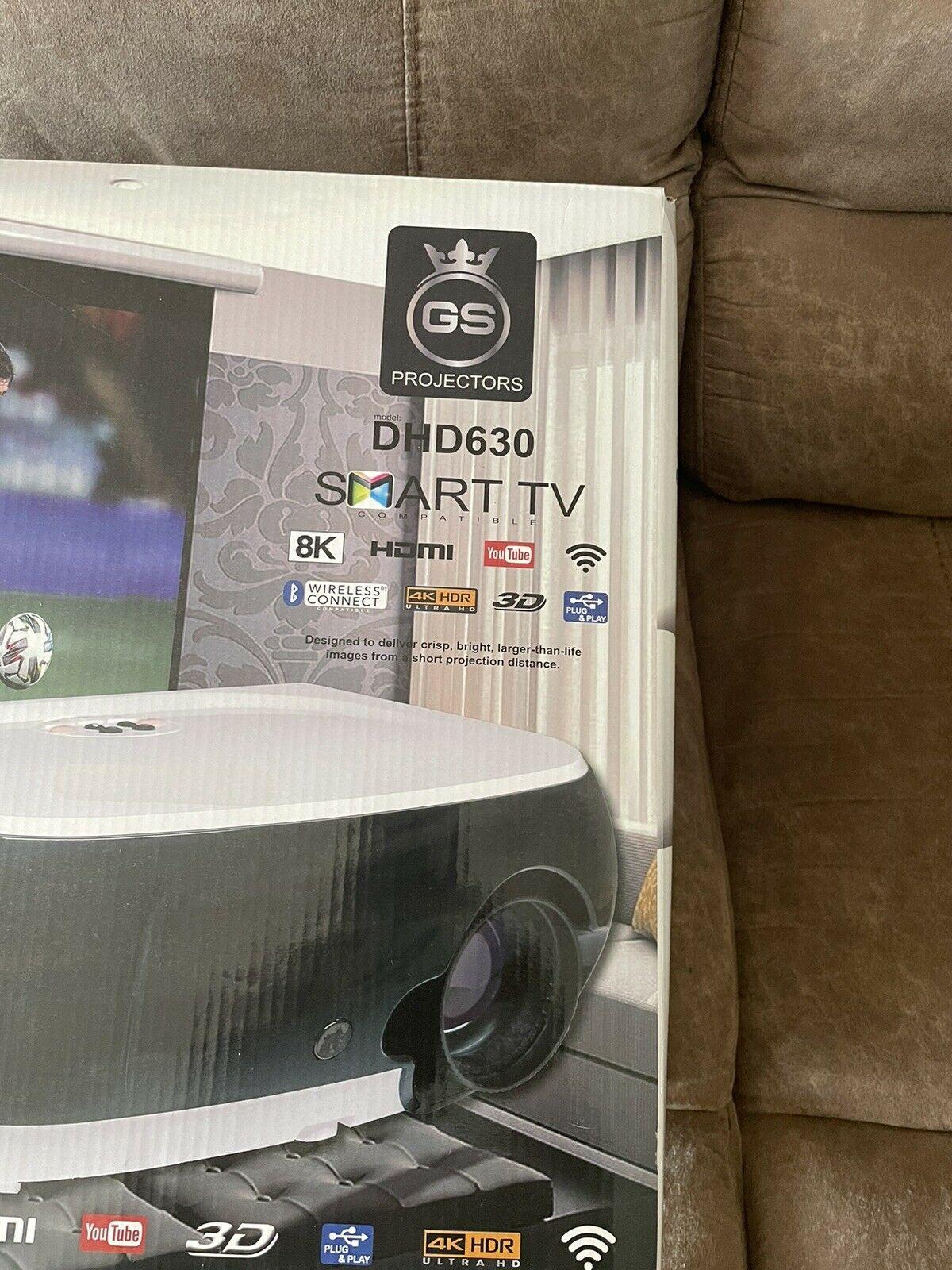 dhd630 smart tv 8k projector