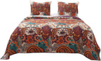 Greenland Home Fashions Nirvana Oversized Quilt and Pillow Sham Set