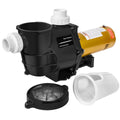 xtremepowerus 2hp in-ground swimming pool pump 1-phase 2" inlet dual watt 230v high flo w/ slip-on fitting
