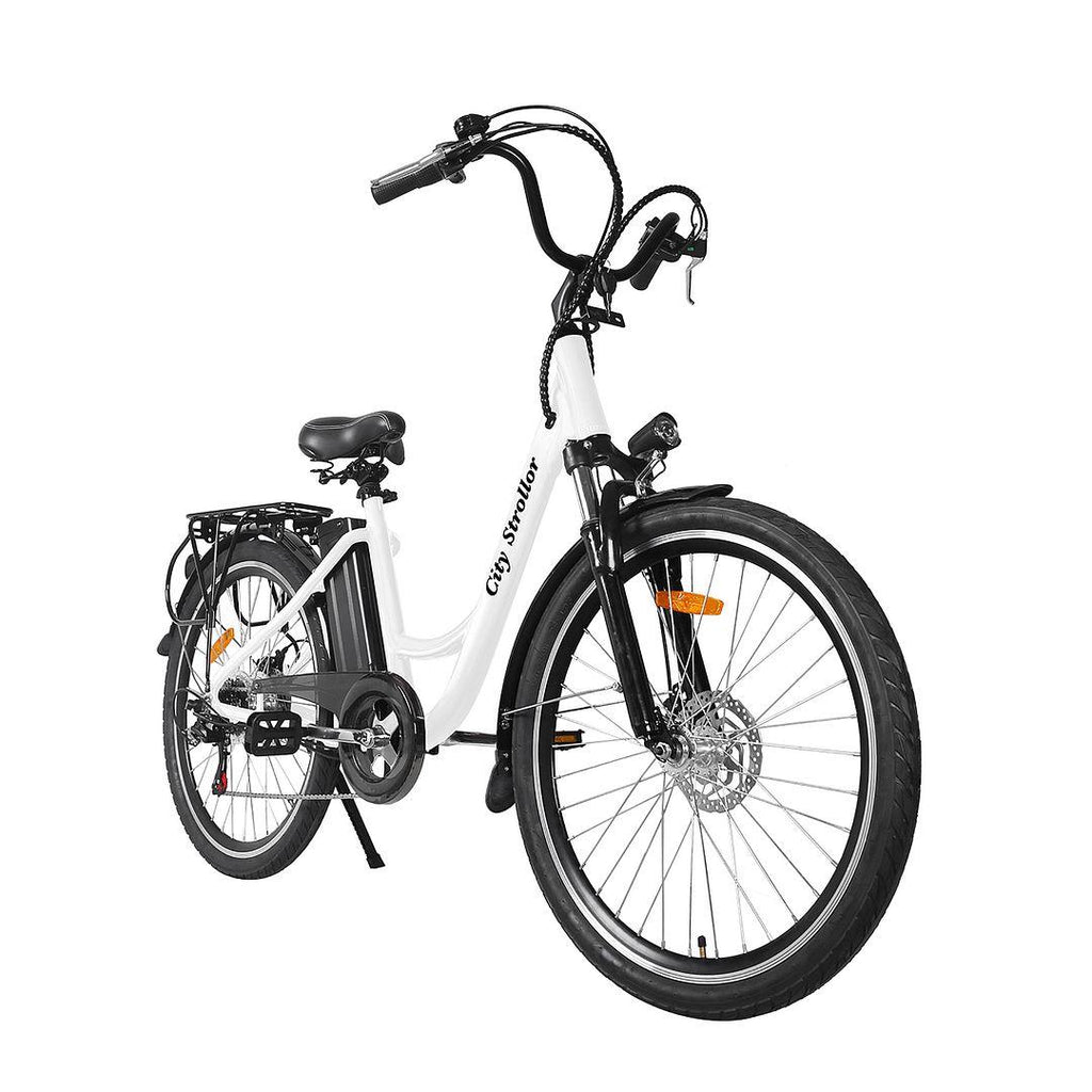 City Electric Bicycle 26'' Stroller White