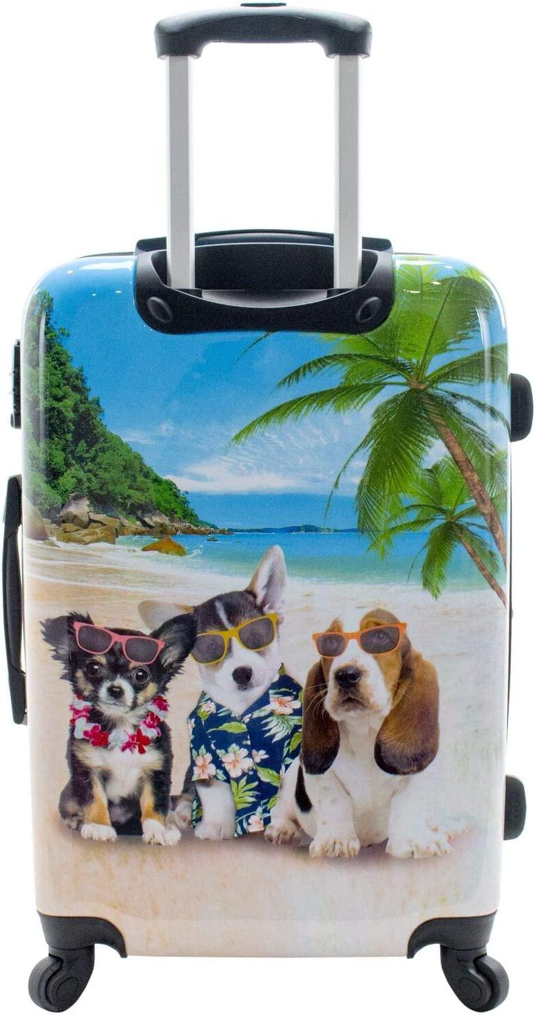 Printed Expandable Hardside Spinner Luggage Set, Kona, 3-Piece (20/24/28)