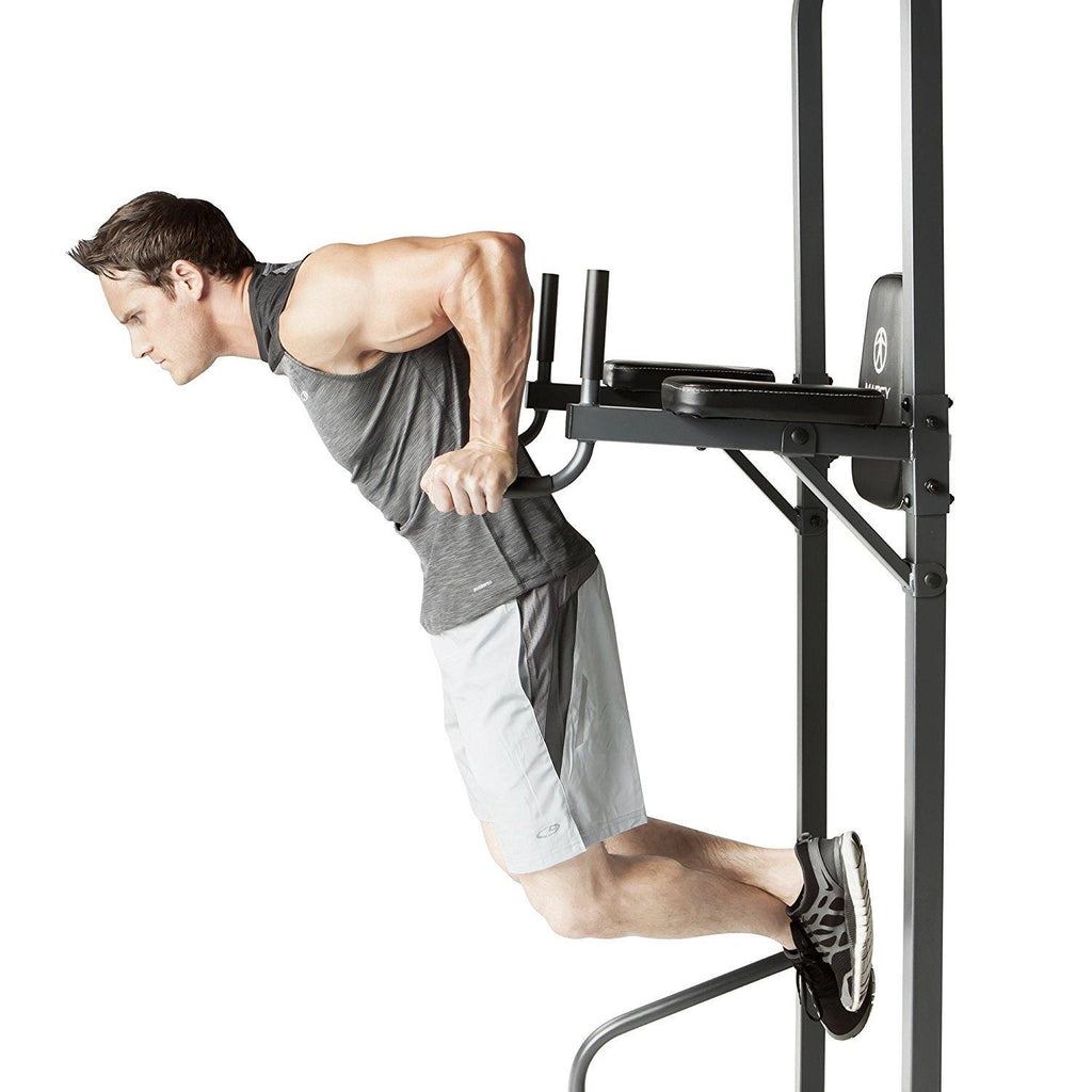 Marcy Pro Upper Body, Core &amp; Back Home Workout Steel Power Tower