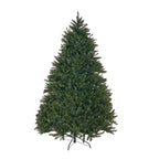 GDF Studio 7 Foot Norway Spruce Pre Lit/Unlit Hinged Artificial Christmas Tree, Clear Lights